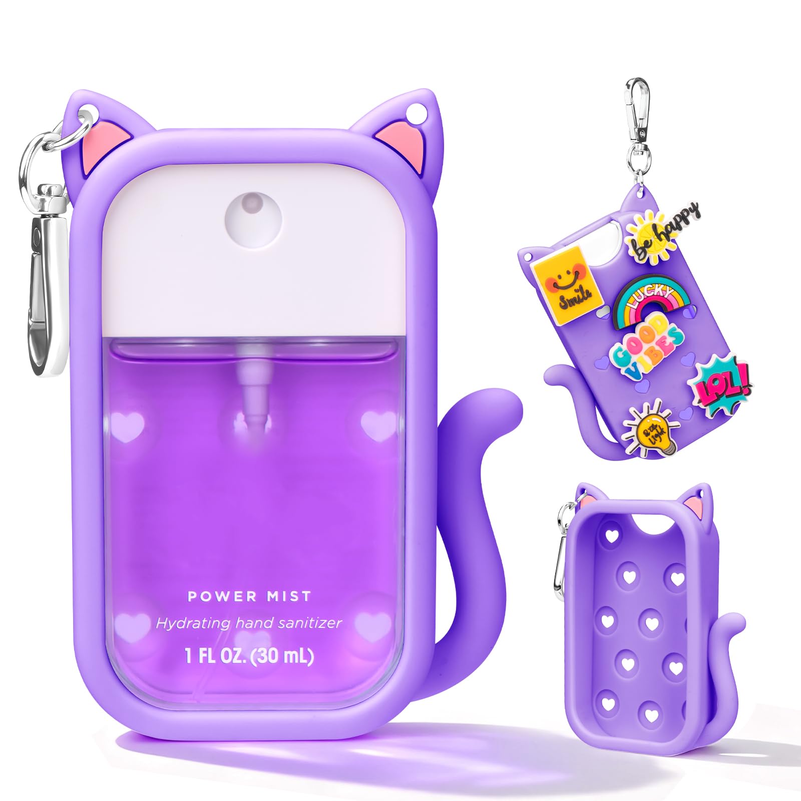 Amazon.com: Cat Silicone Case for Touchland Hand Sanitizer Spray